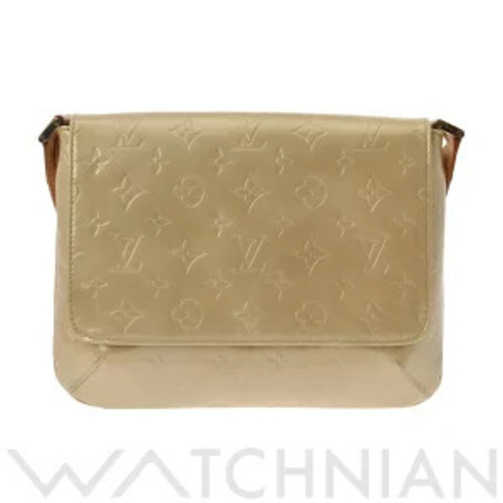 Louis Vuitton Thompson Street Beige Monogram Vernis Shoulder Bag